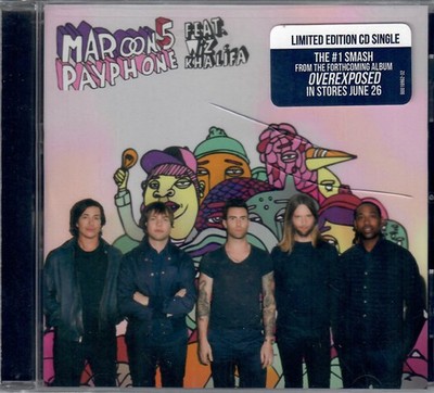 Maroon 5 Featuring Wiz Khalifa - Payphone (CD, Single, Ltd) (Mint (M)) - 4043021