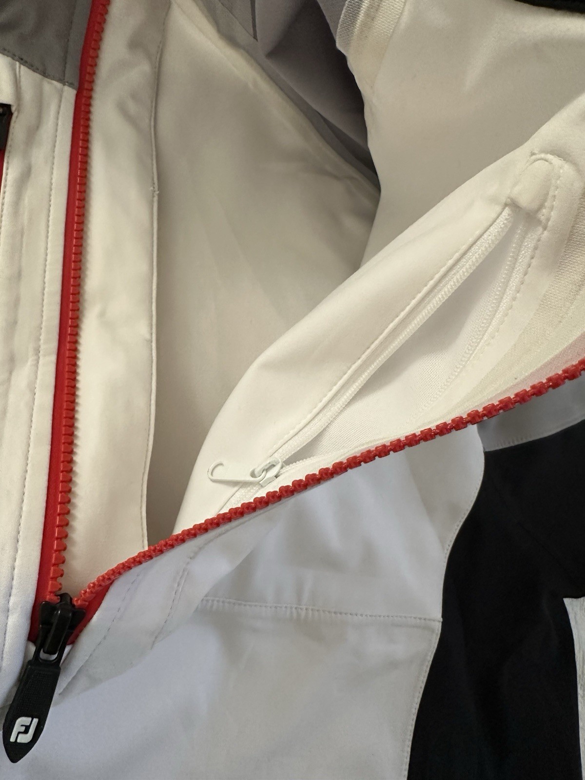 FootJoy Dryjoys Tour Collection Windshirt Mens Short Sleeve Waterproof Rain Sz M