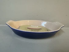 Le Creuset Petite Au Gratin Dish Blue New