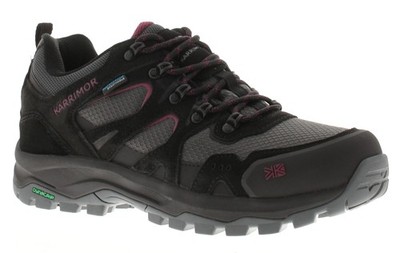 Karrimor Damen Wanderschuhe Bodmin L Waling Sneaker Stiefel Schnürschuhe schwarz UK-Größe