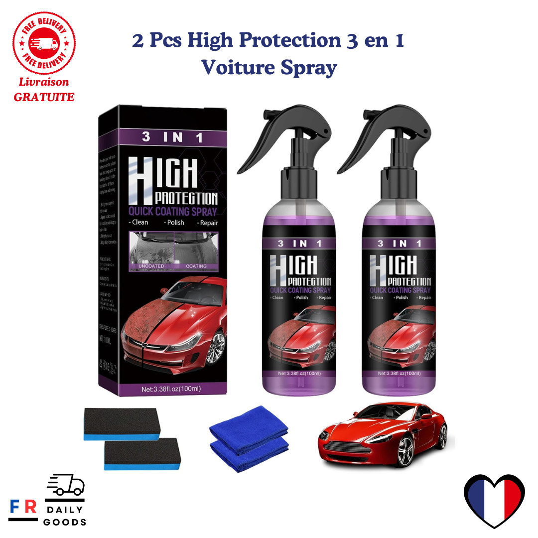 Voiture Spray Revêtement en Céramique Haute Protection Hydrophobe Anti-Rayures