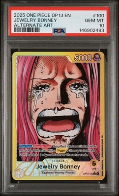 2025 ONE PIECE JEWELRY BONNEY PSA10 2枚組 2025 One Piece Op13-carrying On His Will 108 Jewelry Bonney PSA 10