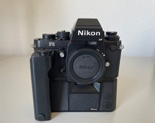 Nikon F3 HP 35mm SLR Film Camera Body Nikon MD-4 Motor Drive - Excellent