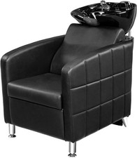 Professional Ceramic Shampoo Bowl Sink Barber Backwash Station for Salon Spa