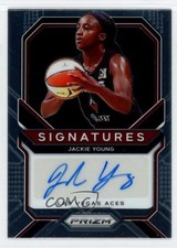 2021 Panini Prizm WNBA Signatures Jackie Young #SG-JYG Auto 1up1