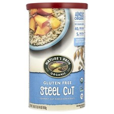 Organic Whole Grain Oats, Gluten Free, Steel Cut, 30 oz 850 g 