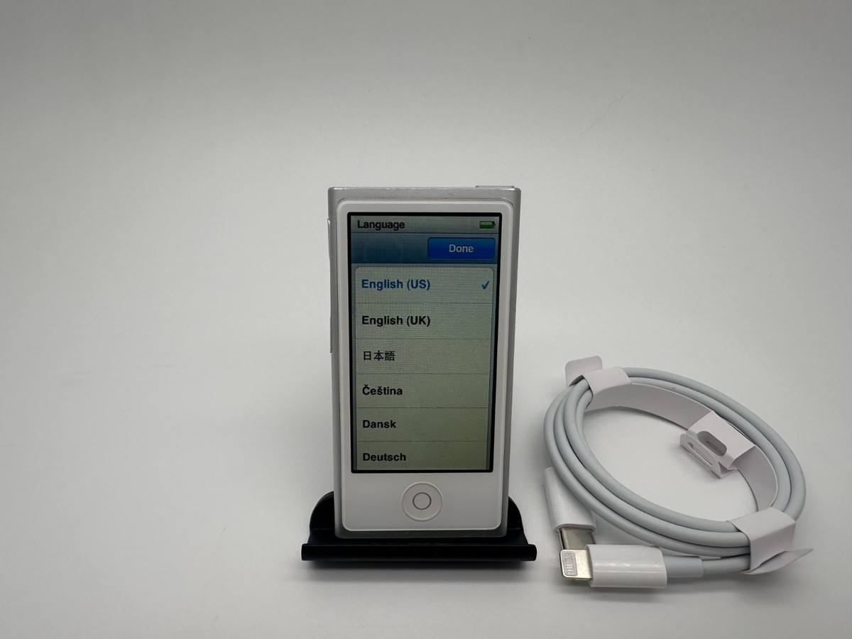 Apple iPod Nano 7th Generation Silver 16GB A1446 FULLY WORKING | eBay