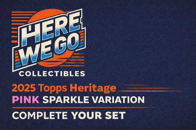 2025 Topps Heritage - Pink Sparkle - Complete Your Set