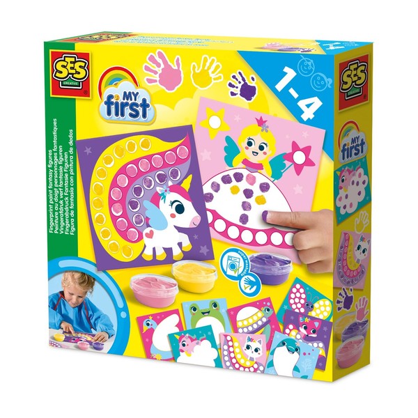 SES Creative 14446 My First Fingerprint Paint Fantasy Figures - Creative Play Ki-image