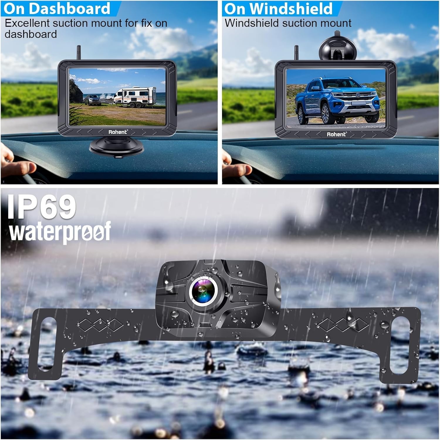 Crystal Clear 1080P HD Wireless Rear Camera - Perfect for Trucks & Vans thumbnail 8