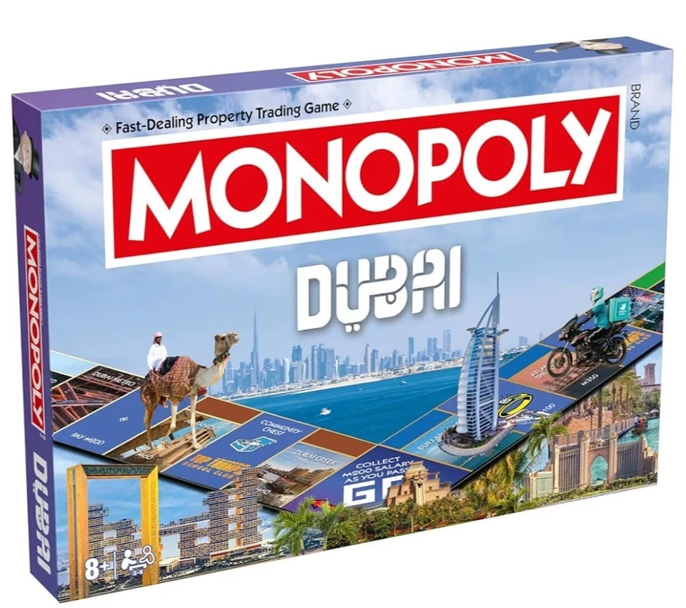 Monopoly Dubai New Edition Board Game UAE Exclusive Collectors Travel Hasbro - Image 2 of 4