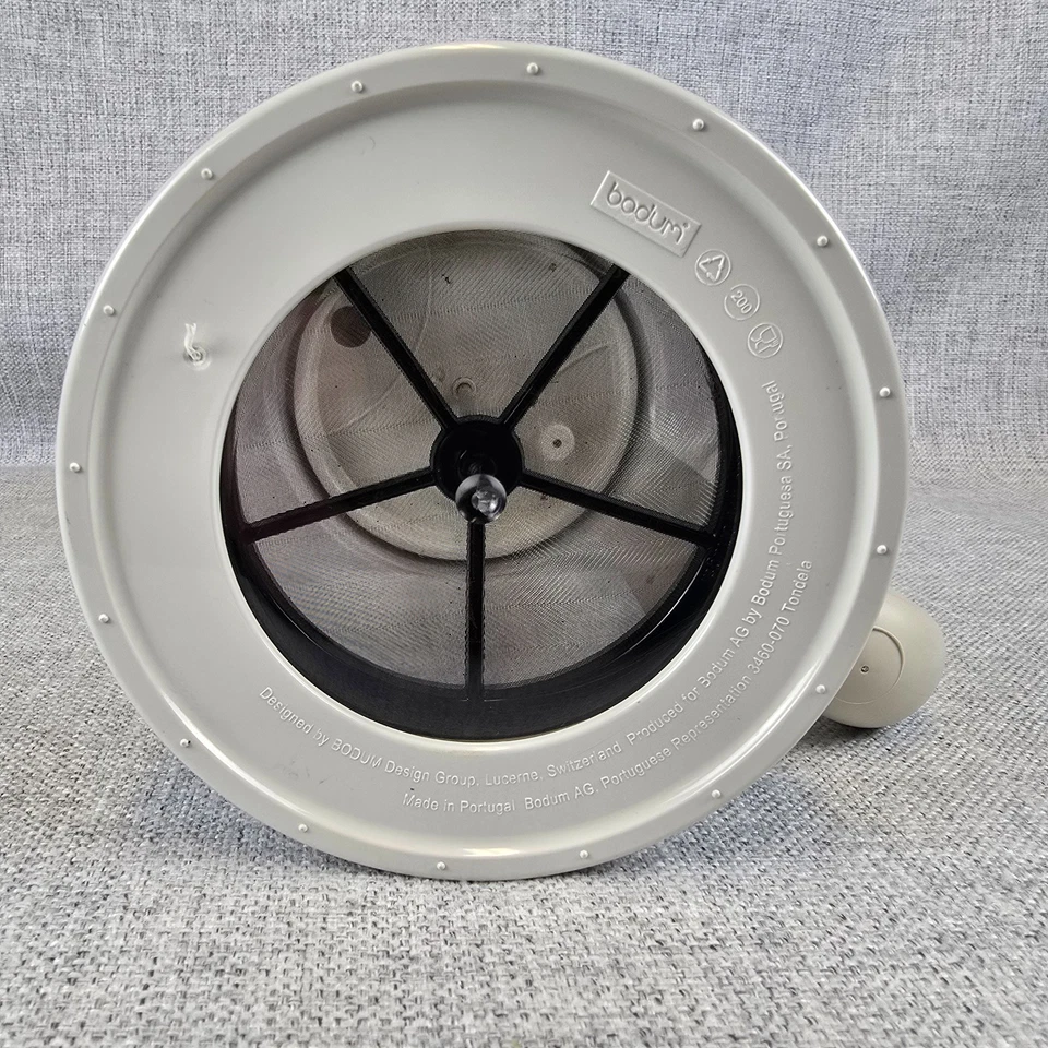 JUEGO DE GRANOS Bodum Cafetera Fría Prensa Francesa Doblar 2 Tapas Bloqueo Foto 4 de 4