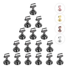 16PK Table Number Holders Place Card Holders 1.7 Inch Table Card Holders Stee...