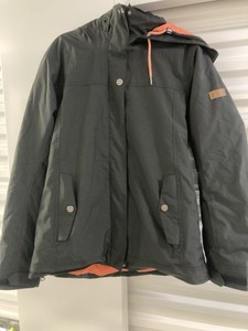 Dark Gray Roxy Ski/Snowboard Jacket Size Large