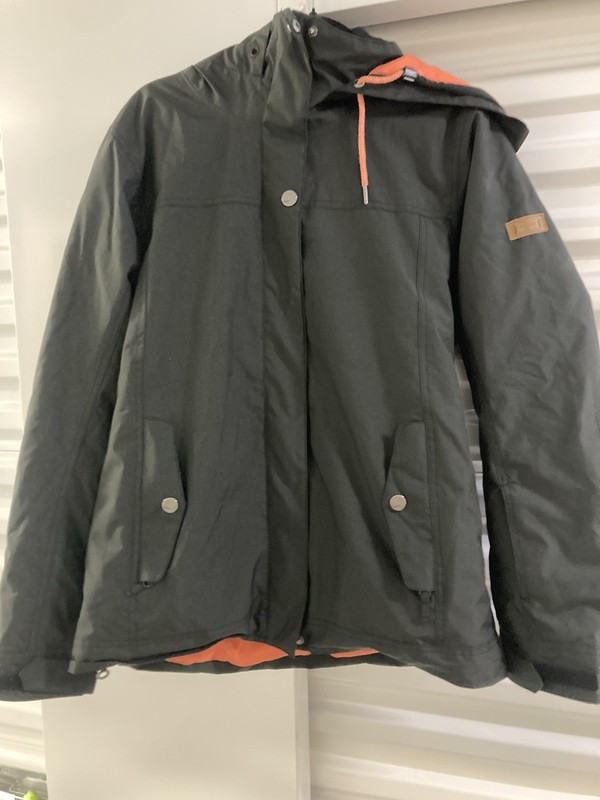 Dark Gray Roxy Ski/Snowboard Jacket Size Large