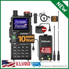 BAOFENG K5PLUS Radio Ham Radio 10W Rechargeable Walkie Talkies Long Range UV32 5