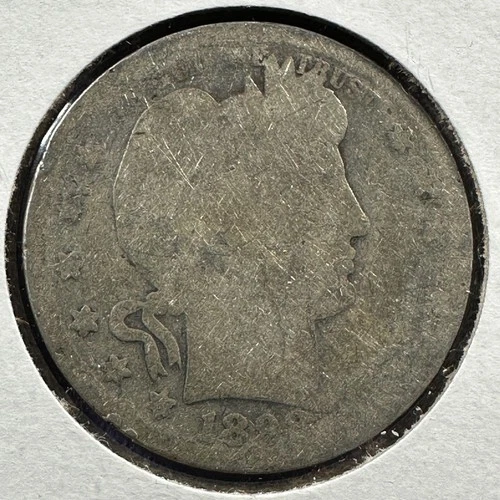 1898 25C Barber Quarter, Contains 0.1808oz of SILVER (87386)