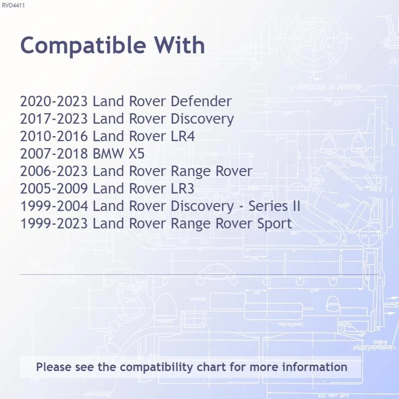 22" Gloss Black Wheel for 1999-2004 Land Rover Discovery - RVO4411 - Image 3 of 4