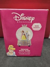 Disney Princess Snow Globe Cinderella Belle  Snow White Once Upon a Winter 