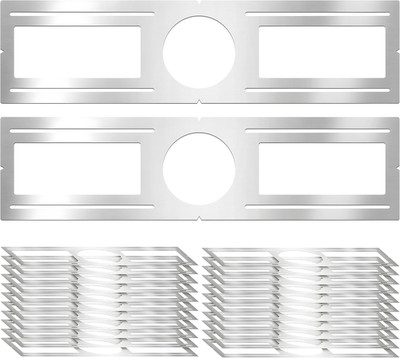 4'' LED Recessed Lighting Mounting Plate Kit - 24PC Steel Bracket Fixture