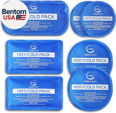 Reusable Hot and Cold Ice Packs for Injuries Reusable   7 Piece Flexible Ice Pac