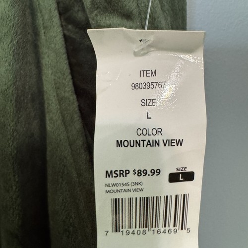 Banana Republic Velvet Velour Joggers in Mountain View Green. NWT. Women’s Large - Picture 5 of 10