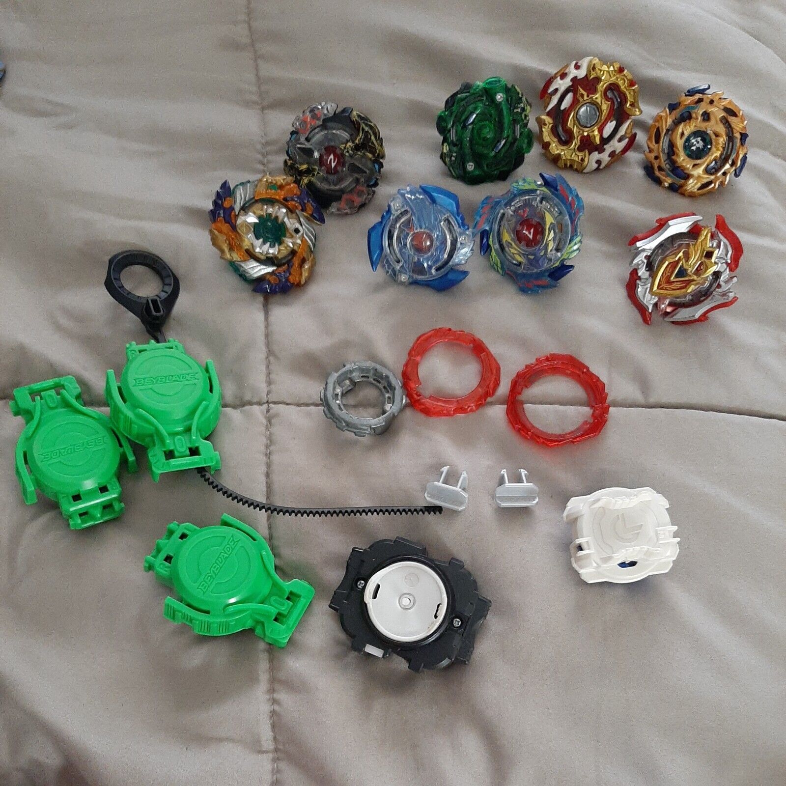 Vintage Beyblade Spinners Random Launcher and Ripcord 