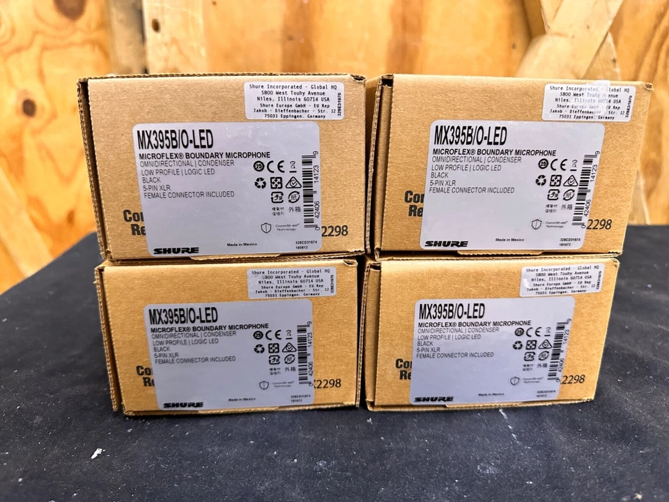 Shure MX395B/O-LED Microflex Low Profile Omni Boundary Microphone - New Open Box - Image 2 of 4