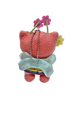 Sanrio Hello Kitty Cute Plush Flower Fairy Doll Key Chain Pendant