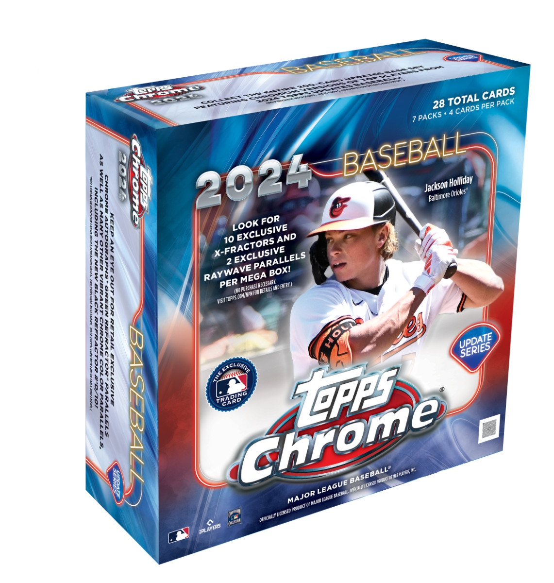 (1) MEGA CAJA DE BÉISBOL 2024 TOPPS CROMADA ACTUALIZACIÓN NUEVA SELLADA CANTIDAD DISPONIBLE