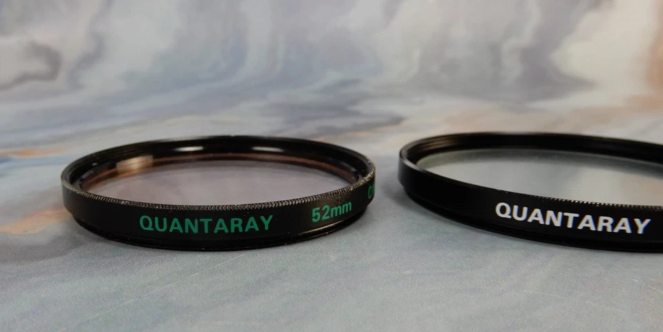 4 Quantaray Lens ( 49mm C.S  - 55mm DIFF_ 55mm C.S-52mm QMC-1A ) Japan As Is - Image 2 of 4
