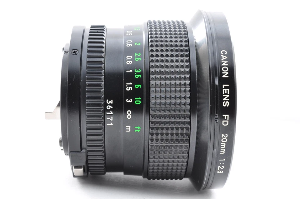 Nuevo lente de enfoque manual gran angular Canon FD NFD 20 mm f/2,8 JAPÓN [Casi como nuevo] 9034 Foto 4 de 4