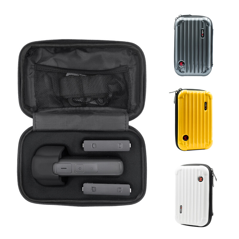 Custodia Rigida In PU Per Insta360 X4 – Antiurto, Antipolvere, Con Fodera Interna In Peluche, Doppia Cerniera, Moschettone Incluso, Dimensioni 133x69x62 Mm