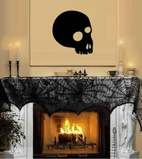 Skull - Halloween Vinyl Decal Home D cor 6" x 16"