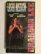  Laser Mission VHS Brandon Lee and Ernest Borgnine 1995 Action 
