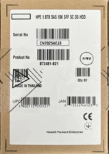 NEW HPE 872481-B21 872738-001 1.8TB SAS 10K 12Gb/s 2.5" SC 512E HDD Hard Drive