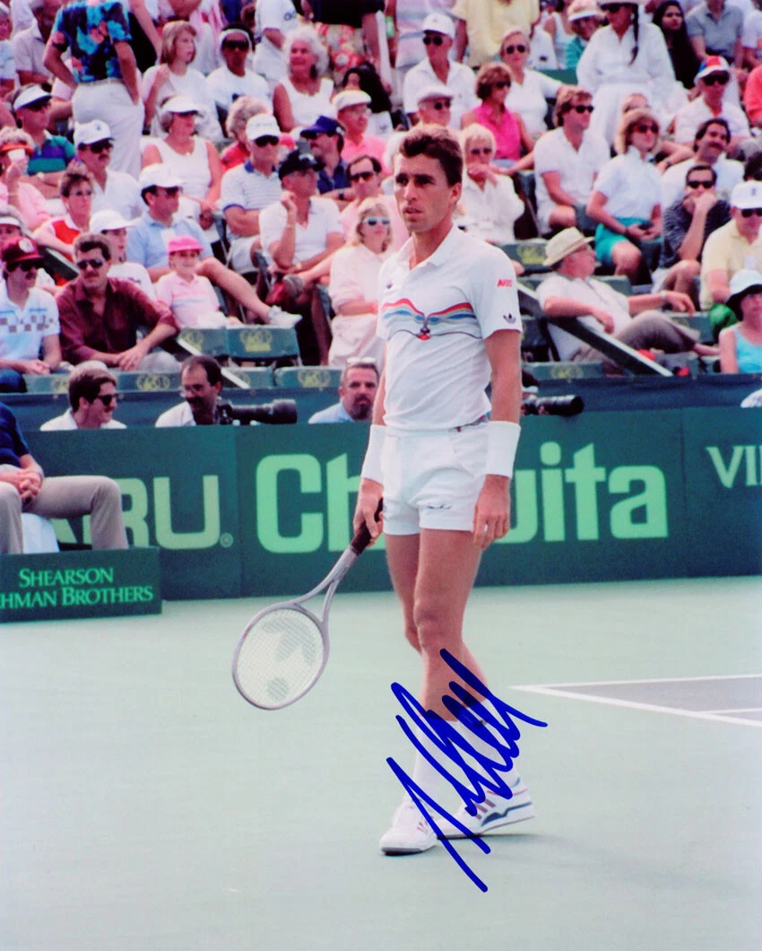 Carte Rookie Ivan Lendl 1979 Sportscaster - Signée / Autographiée - Tennis