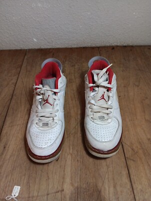 Nike AJF Air Jordan Fusion White Varsity Red Sneakers Men display picture 2