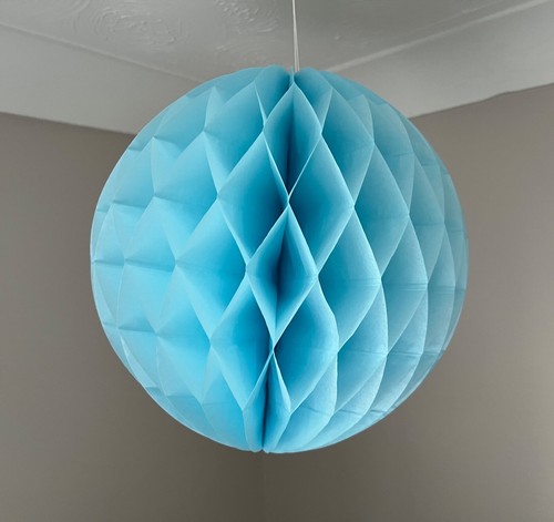 Honeycomb Paper Ball Colourful Wedding Party Hanging Decoration - 130 Variations - Picture 26 of 36