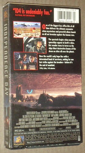 Independence Day VHS Tape - Picture 2 of 2