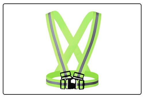 Safety Reflective Belt Running Night Work Cycling Caution tape Warning Outdoor - Picture 4 of 14