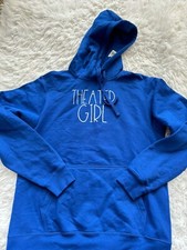 Port  Co Adult Sz. M Blue   Theater Girl  Blue Hoodie. Never Worn