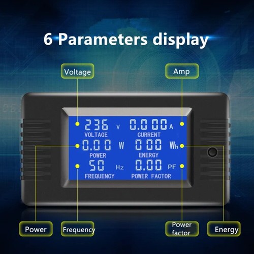 100A/200A LCD DC Digital Monitor Volt Amp Watt Meter RC Batterie Power Analyser - Bild 27 von 61