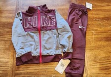 Nike Little Boys 2-Pc. Colorblocked Tricot Track Suit Set Size 4