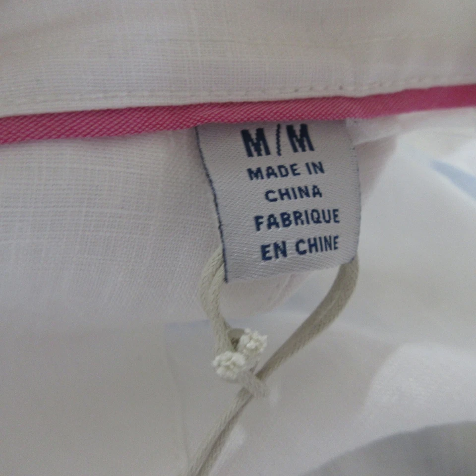 Tommy Bahama Linen Vista Beach Palms Long Sleeve Shirt Men M Island Sun Tropical - Image 2 of 4