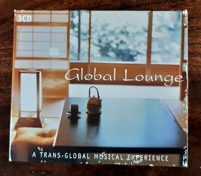 GLOBAL LOUNGE 3 x CD BOX SET (2002) *ETHNIC *WORLD MUSIC *CHILL OUT *EASTERN