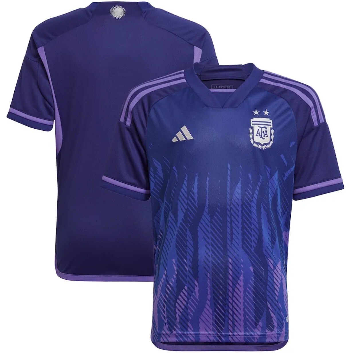 Adidas Argentina Away Authentic Players Version Jersey 2022 Purple XL.