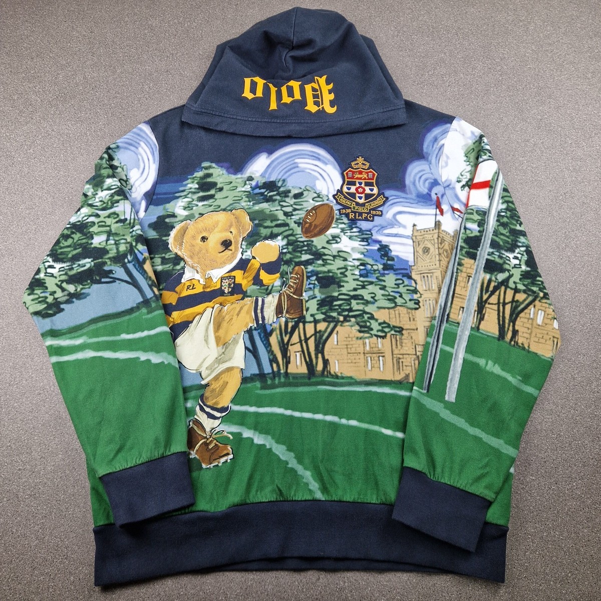 Footdistrict Polo Men's Hooded Sweatshirt Ralph Lauren Zip