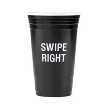 About Face Designs Swipe Right Party Cup