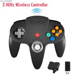 Wireless N64 Controller for Nintendo 64 Console PC Windows Switch w/ Rumble Pak